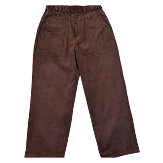 14Wコットン コーデュロイ ベイカー イージー ワイドパンツ_1