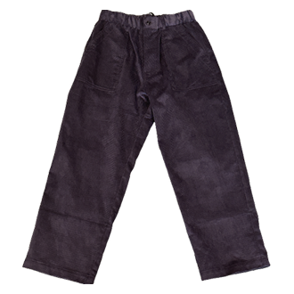 14Wコットン コーデュロイ ベイカー イージー ワイドパンツ