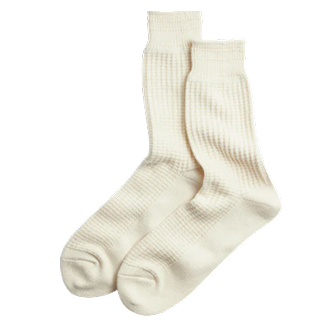 COTTON WAFFLE CREW SOCKS_4