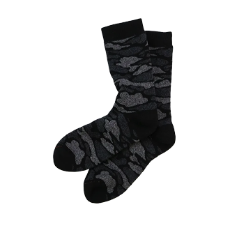 PILE CAMO CREW SOCKS_2-1