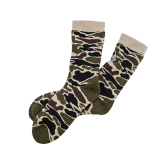 PILE CAMO CREW SOCKS_2