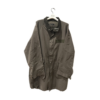 綿ナイロン高密度ポプリン M-90 スタンドモッズコート